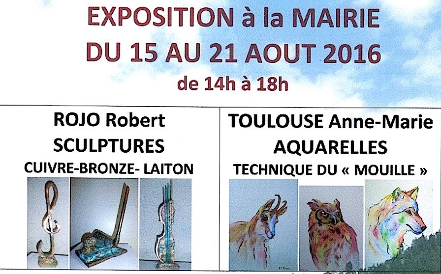 Sem, exposition Sculptures et aquarelles – 13 au 21 août
