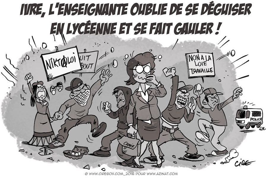 Foix, Une enseignante accusée d’avoir manifesté avec des lycéens !