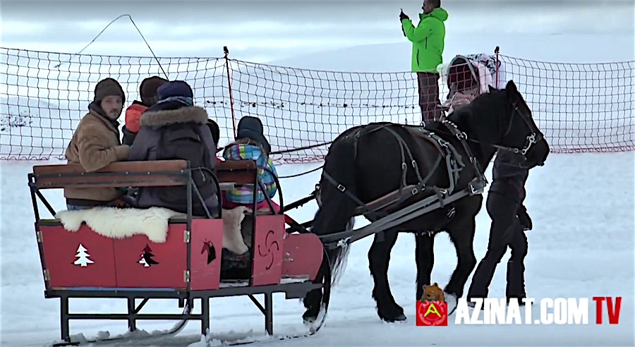 Journée Cheval des Neiges, sans les castillonais mais une belle journée quand même !