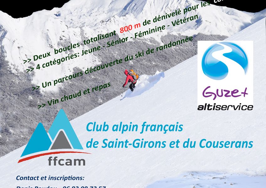 Guzet, Course nocturne de ski alpinisme, 4 mars