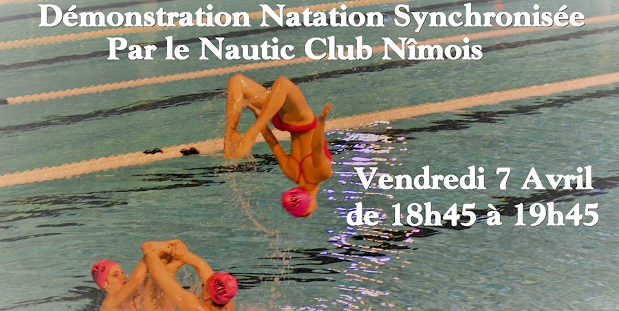 Foix, démonstration de natation synchronisée – 7 avril