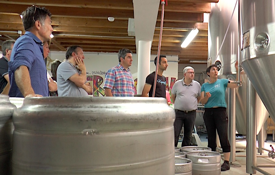 Le Club des Entrepreneurs en visite à la Brasserie du Grand Bison