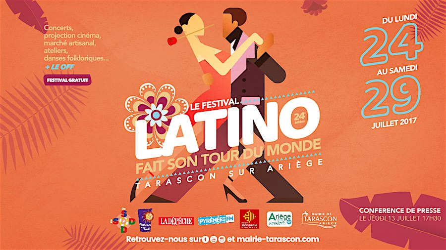 Tarascon sur Ariège, Festival Latino – du 24 au 29 juillet