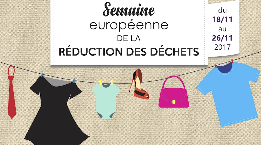 La Semaine européenne de la réduction des déchets donne une seconde vie à vos textiles !