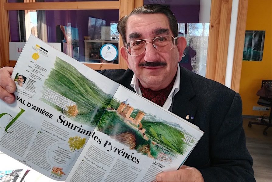 Quand un écrivain fait la promotion de l’Ariège dans un magazine national !