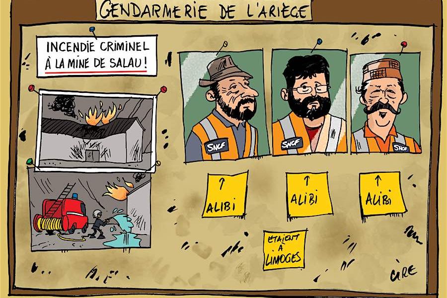 Incendie à la mine de Salau, les cheminots ne sont pas inquiétés !