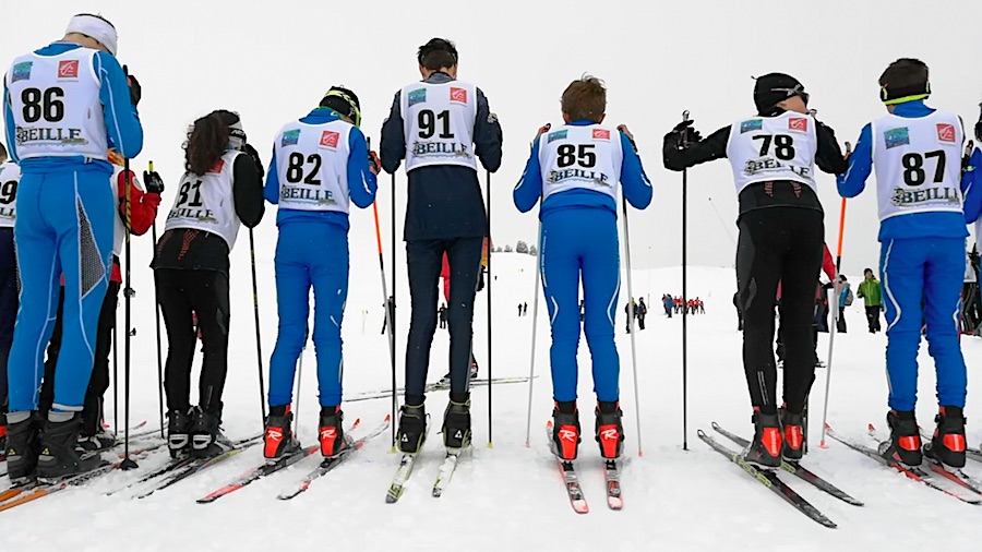 La Beilloise 2018 : 200 participants et une neige abondante