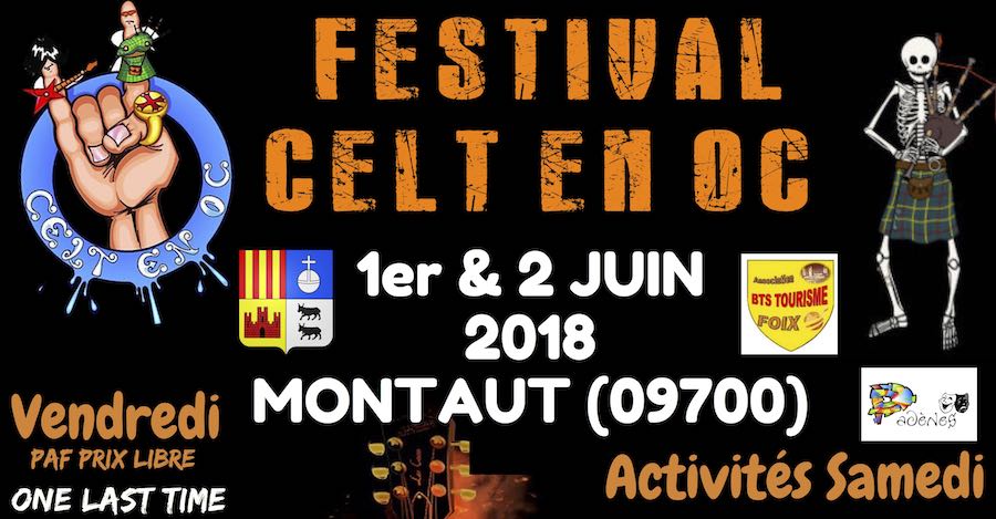 Montaut : Festival « Celt en Oc » – 1er & 2 juin