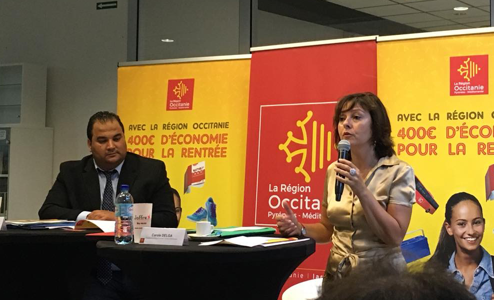 Carole Delga en déplacement en Ariège jeudi 29 novembre