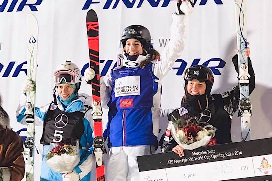 Perrine Laffont débute la saison par un podium